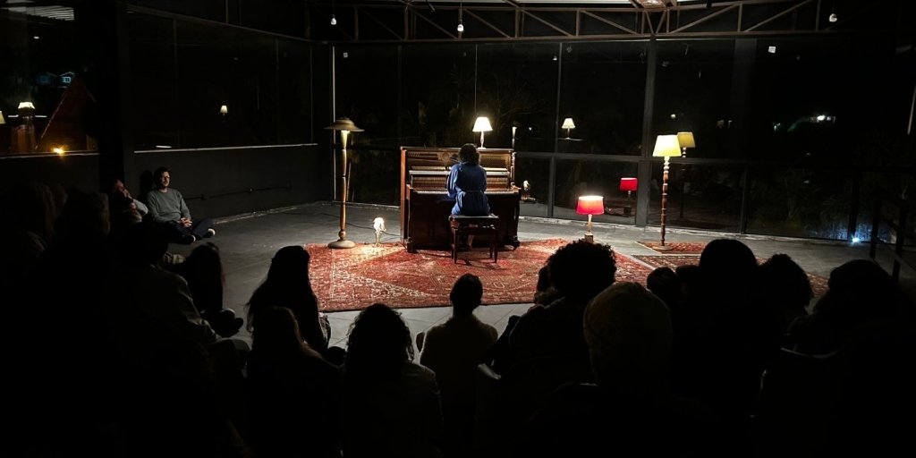 A pianista Raisa Richter fez um concerto com músicas autorais