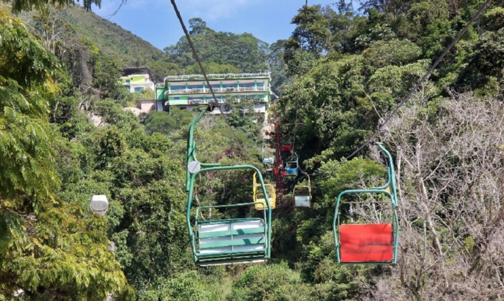 Teleférico é um dos símbolos do município