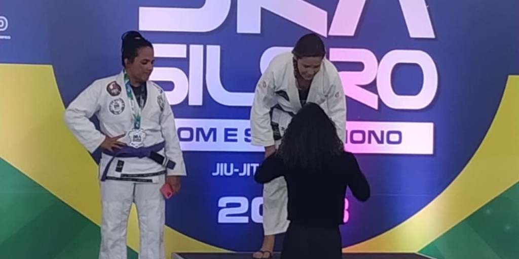 Kelly conquistou o primeiro lugar na categoria Master Faixa Roxa