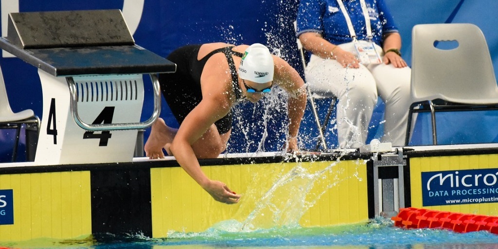 Pan 2019: nadadora friburguense cai nas piscinas de Lima nesta terça