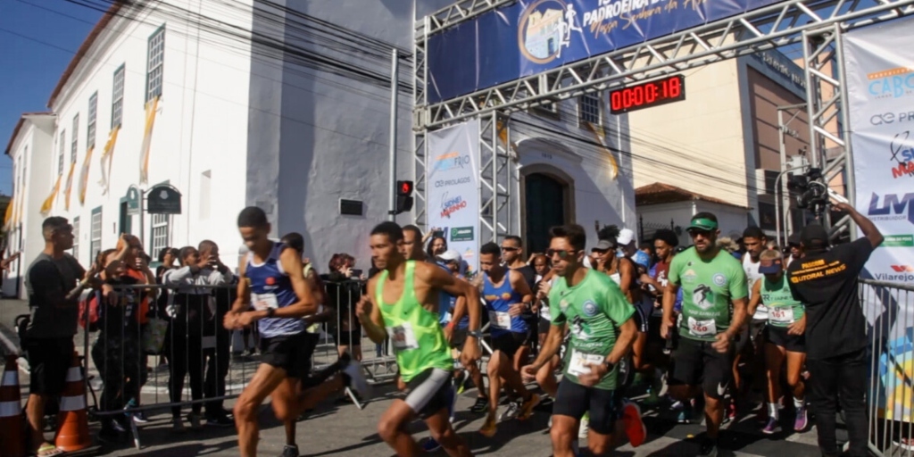Medalha de participação será distribuída a todos que completarem a prova 