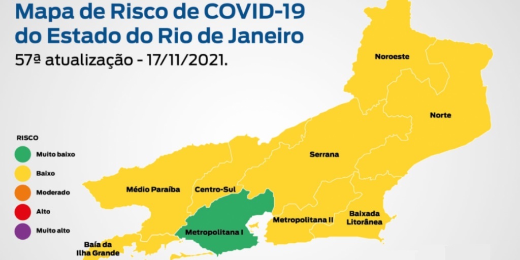 Mapa de Risco atualizado foi divulgada na última sexta-feira