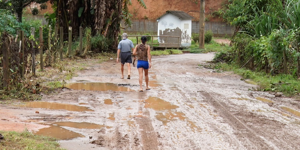 Distrito de Amparo foi uma das regiões mais afetadas pelas chuvas dos últimos dias