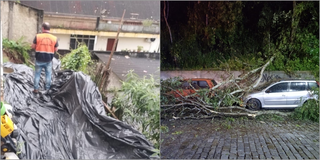 Defesa Civil de Friburgo registra 19 ocorrências devido às chuvas entre sexta e domingo