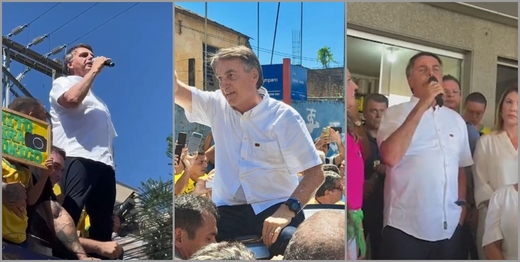 Ex-presidente Jair Bolsonaro (PL) visita cidades do interior do Rio nesta sexta 