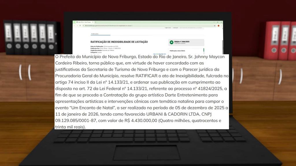 Medida foi publicada em edição do Diário Oficial do município na quarta-feira, 19
