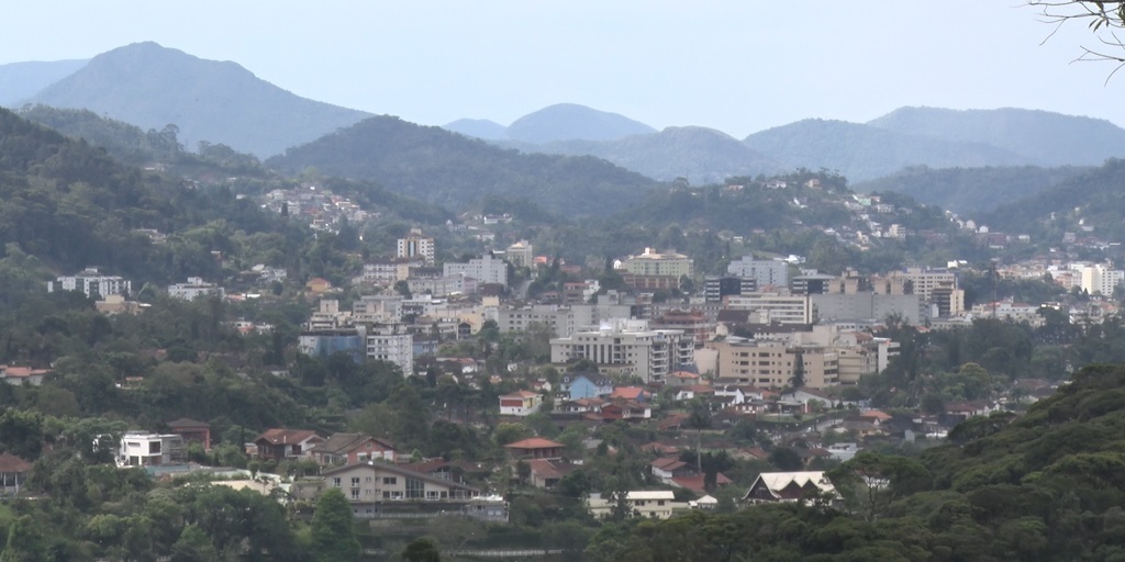 Vista do Bairro do Alto em Teresópolis