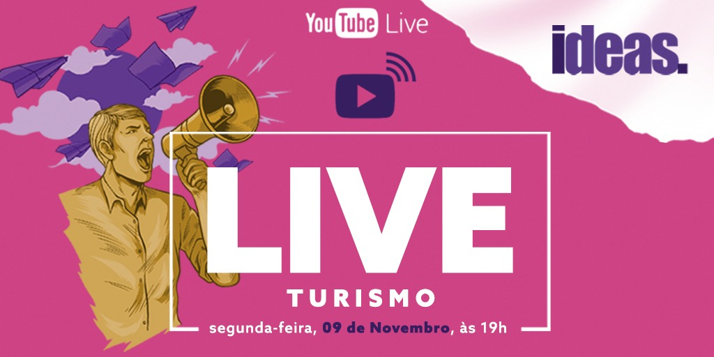 Instituto Ideas promove live sobre Turismo nesta segunda-feira