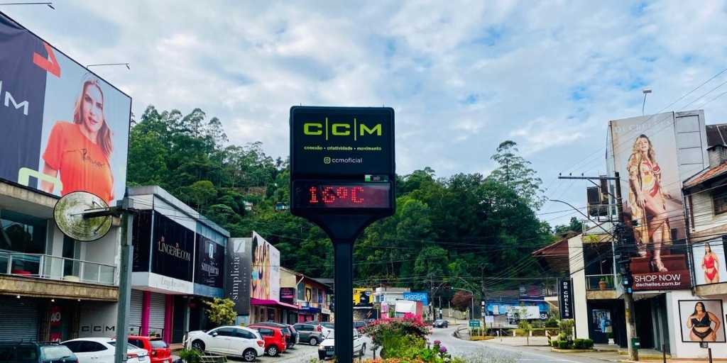 Friburgo registrava 16°C na Ponte da Saudade, às 8h, desta segunda-feira, 27