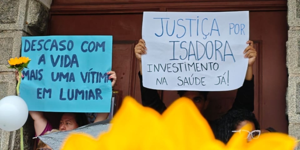 Morte da pequena Isadora, de apenas 8 anos, gerou grande repercussão nos distritos e na cidade