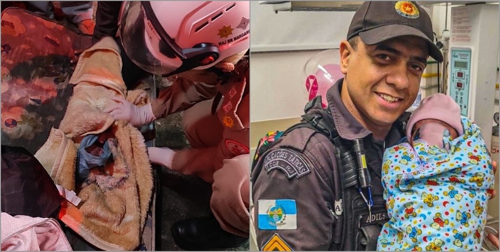 Bebê abandonado é encontrado dentro de lixeira nessa quinta-feira em Teresópolis