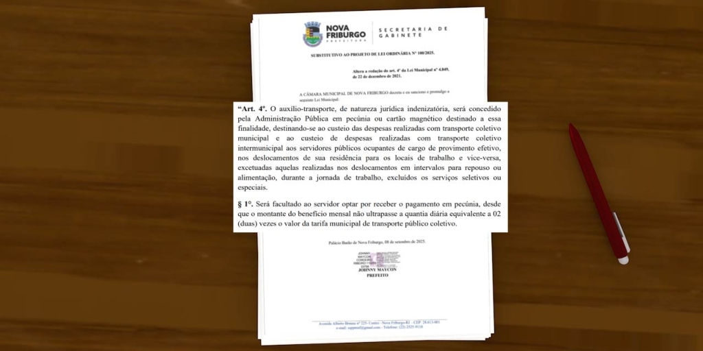 Em texto que substitui o inicial, prefeitura estabelece que servidor poderá optar pelo modelo de auxílio-transporte, mas com uma especificação
