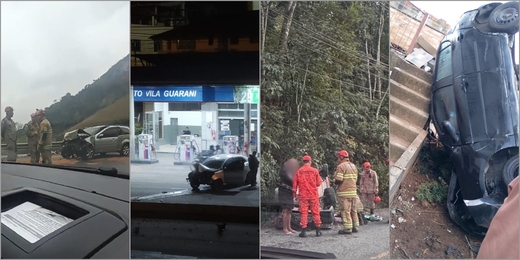 Nova Friburgo registra 19 acidentes de trânsito em seis dias em julho; no ano, já são mais de 390