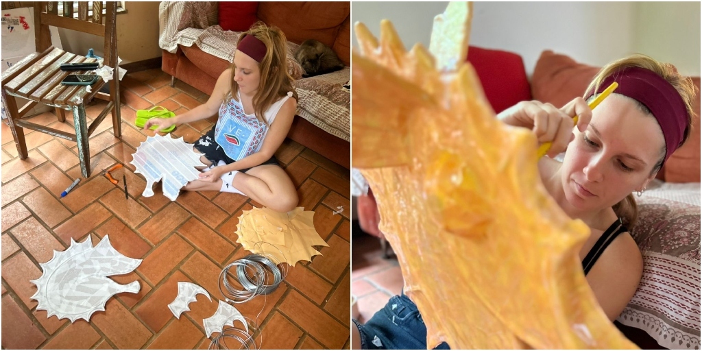 Thais Frossard atua como figurinista há cinco anos 