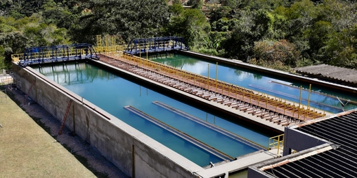 Estação de tratamento de água de Teresópolis opera com 50% da capacidade nesta semana
