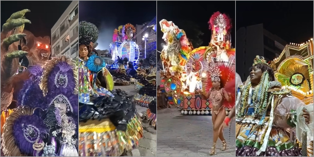 Escolas de Samba dos grupos 'A' e Especial brilham nos desfiles do Carnaval em Nova Friburgo