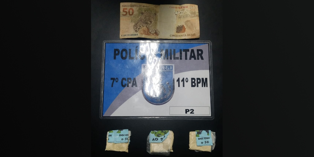 Polícia Militar de Nova Friburgo prende jovem por tráfico de drogas