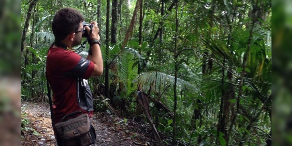 Gabriel começou a fotografar pássaros em 2013 