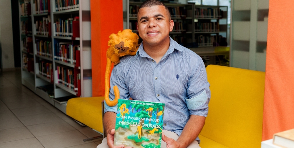 Escritor de Cabo Frio apresenta livro infantil sobre preservação ambiental na Bienal e em Friburgo