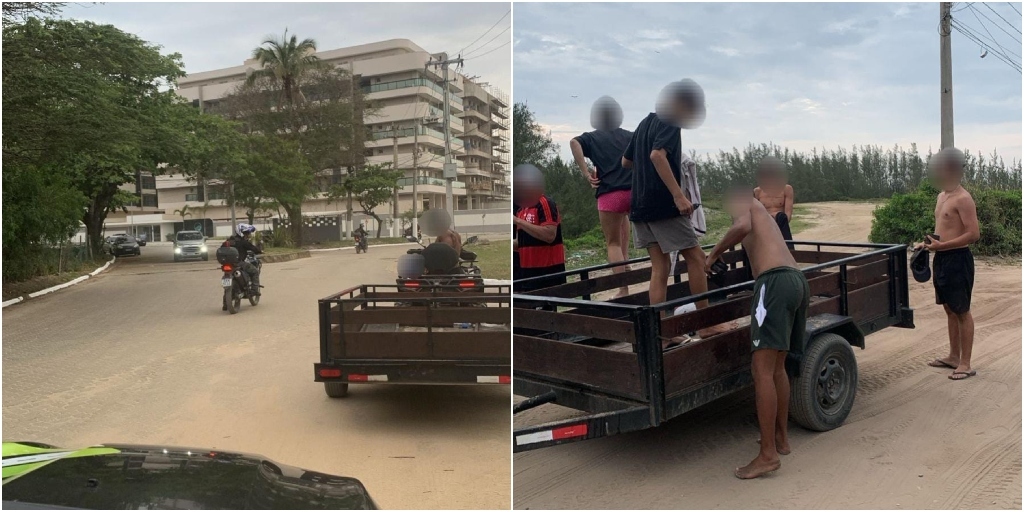 Quadriciclo foi apreendido na última sexta-feira, 14, por transporte irregular de pessoas 