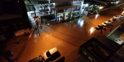 Carnaval começa com temporal e enchente em Teresópolis