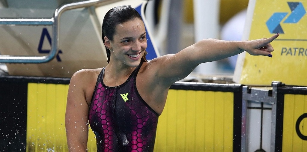 Jhennifer Alves conquista o bronze no revezamento 4x100 medley no Pan 2019