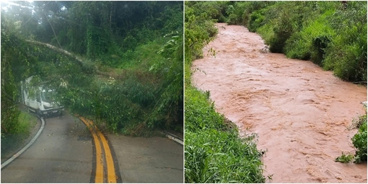 Teresópolis registra diversas ocorrências após forte chuva nessa quinta-feira