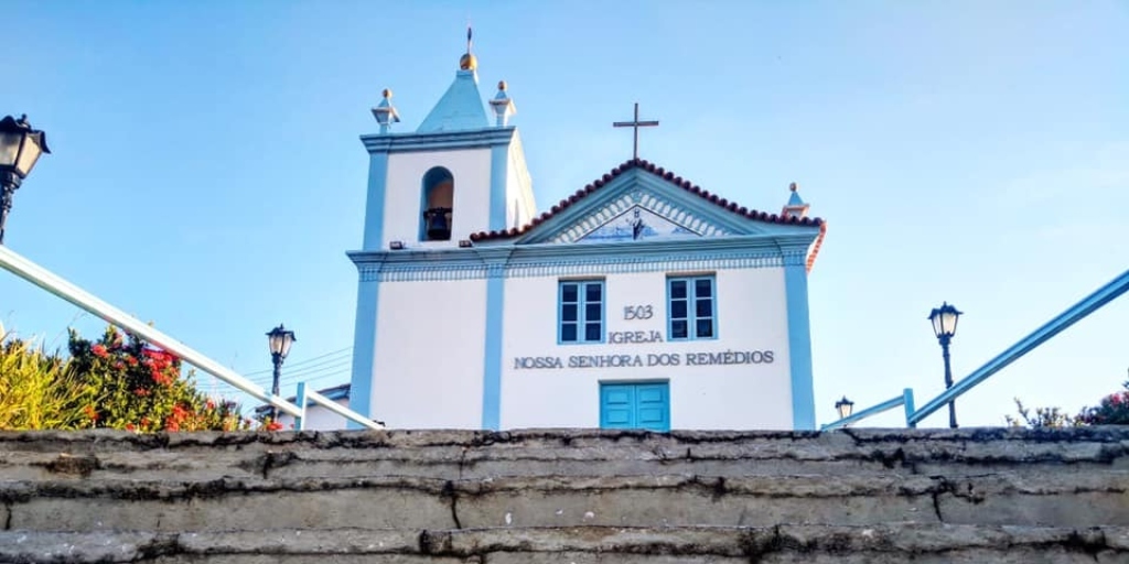 No local foi realizada a primeira missa em ambiente fechado no Brasil 
