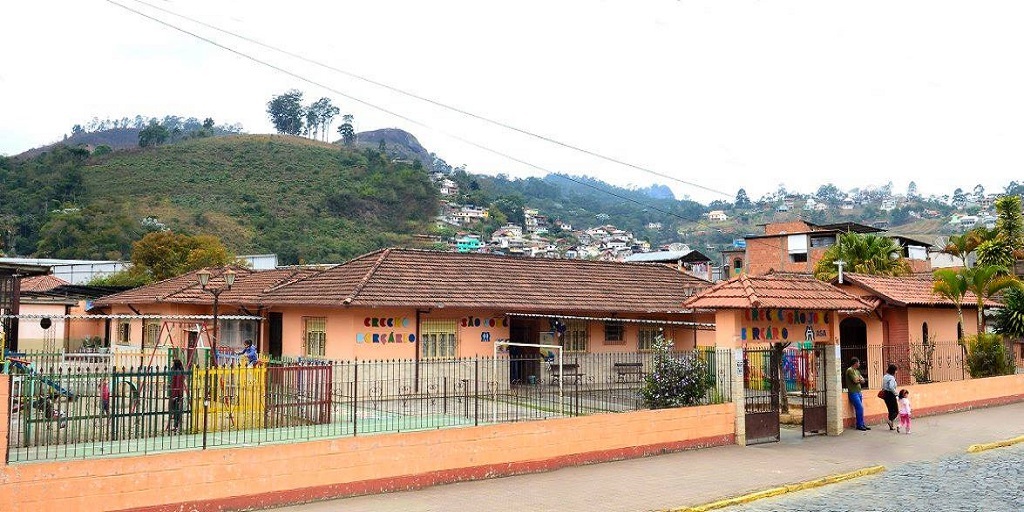 Instalações da Creche São José, localizada no distrito de Conselheiro Paulino, em Nova Friburgo