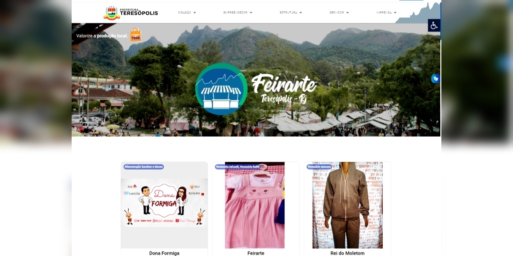‘Feirarte Virtual’ aproxima consumidores e expositores da Feirinha de Teresópolis