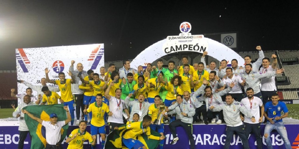 Cinco vezes, Brasil! Seleção brasileira conquista o penta do Sul-Americano sub-15