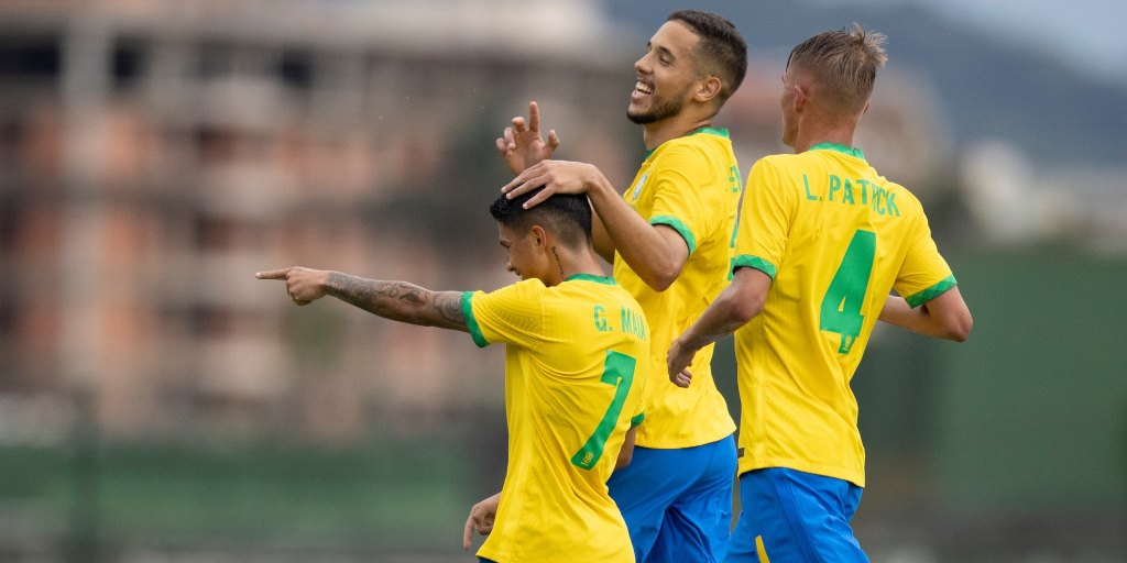 Seleção Brasileira sub-20 enfrenta o Peru pelo Torneio Internacional na Granja Comary, em Teresópolis