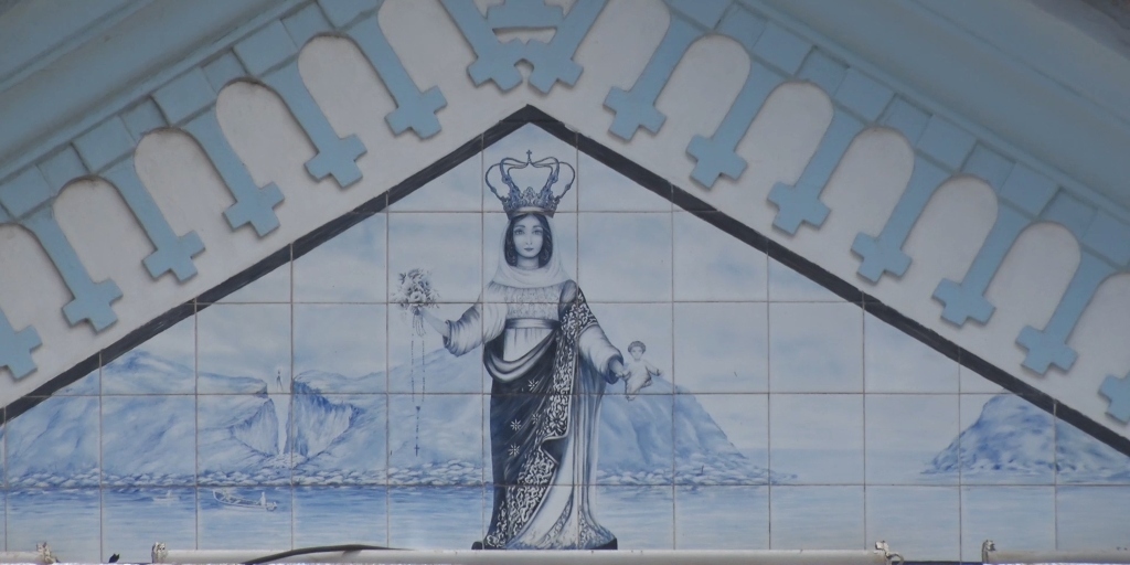Imagem da padroeira na Igreja Nossa Senhora dos Remédios