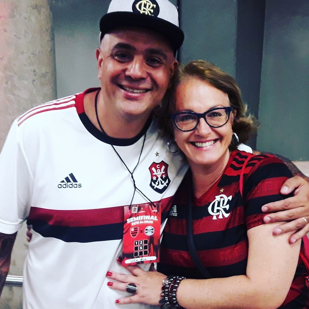 Rita Brantes se emocionou ao ver o Flamengo voltar à final da Libertadores