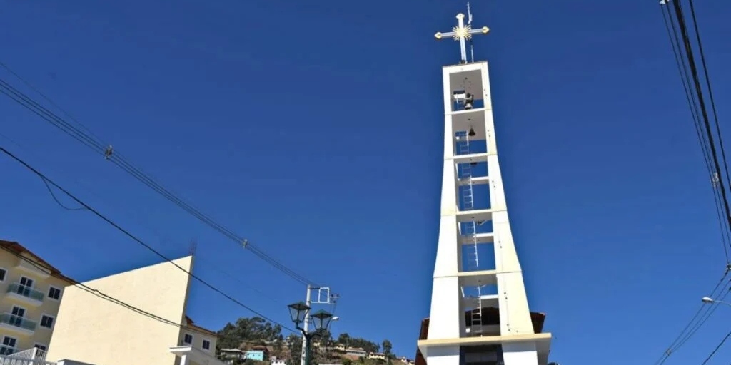 Paróquia de Santo Antônio e Cristo Ressuscitado, no bairro Prado, em Nova Friburgo