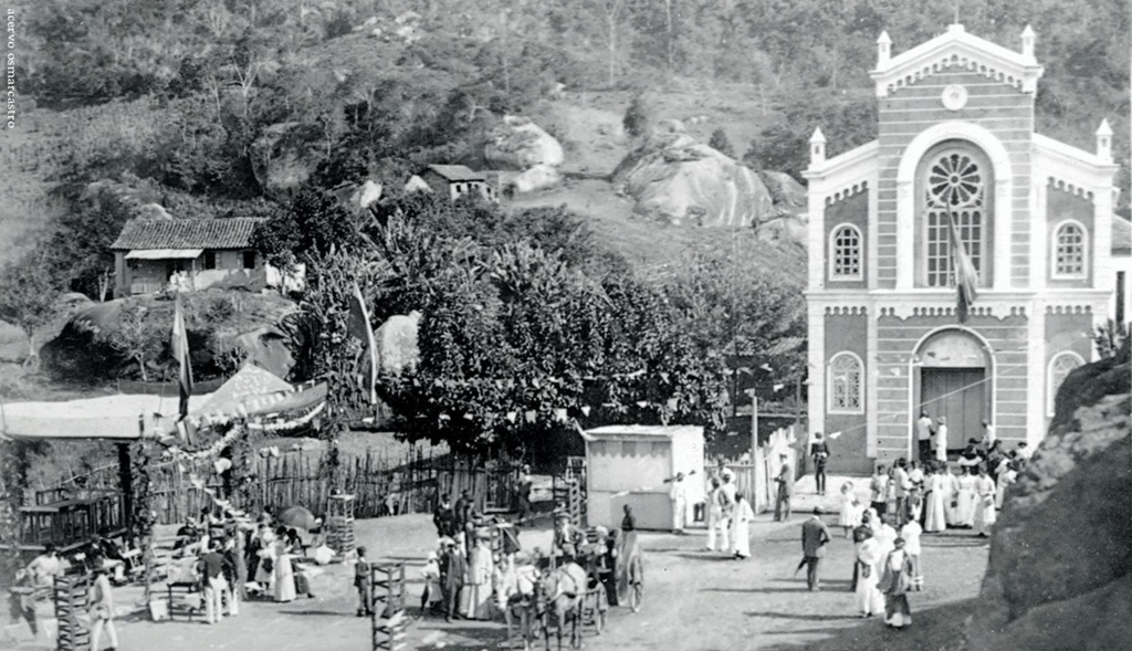 Festa de S. Pedro e S. Paulo no ano de 1925, no bairro Duas Pedras, em Nova Friburgo