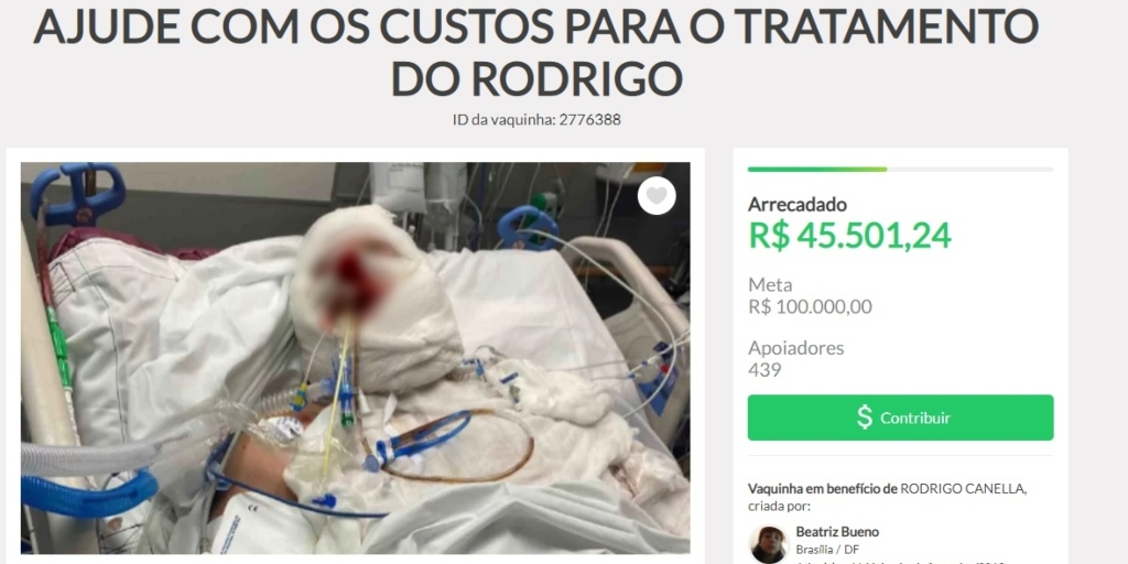 Campanhas virtuais para ajuda no tratamento de Rodrigo ainda não atingiram a meta