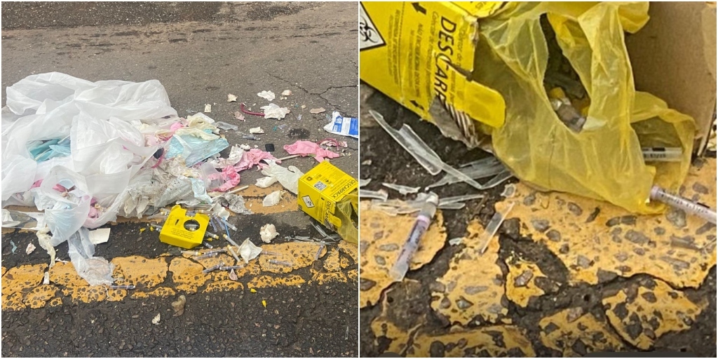 Vigilância Sanitária iniciou apuração para identificar responsável pelo descarte irregular de resíduos 