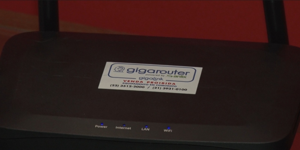 O GigaRouter,roteador inteligente da Gigalink, possui tecnologia Mesh integrada