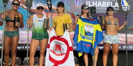 Fera no stand up paddle: atleta de Arraial do Cabo vence Aloha Spirit em São Paulo