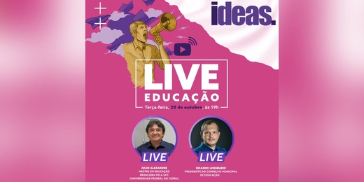 Ideas promove live sobre Educação de Nova Friburgo nesta terça-feira