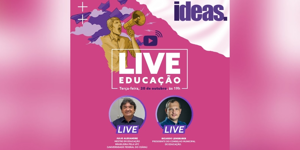 Ideas promove live sobre Educação de Nova Friburgo nesta terça-feira 