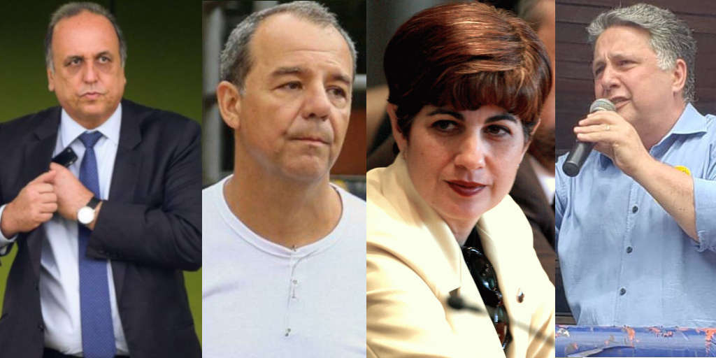 Em apenas dois anos, os quatro últimos governadores do Rio foram presos