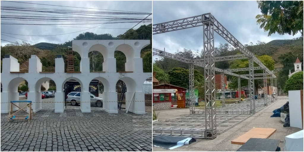 Quem for prestigiar o evento, encontrará réplicas da arquitetura típica da Lapa
