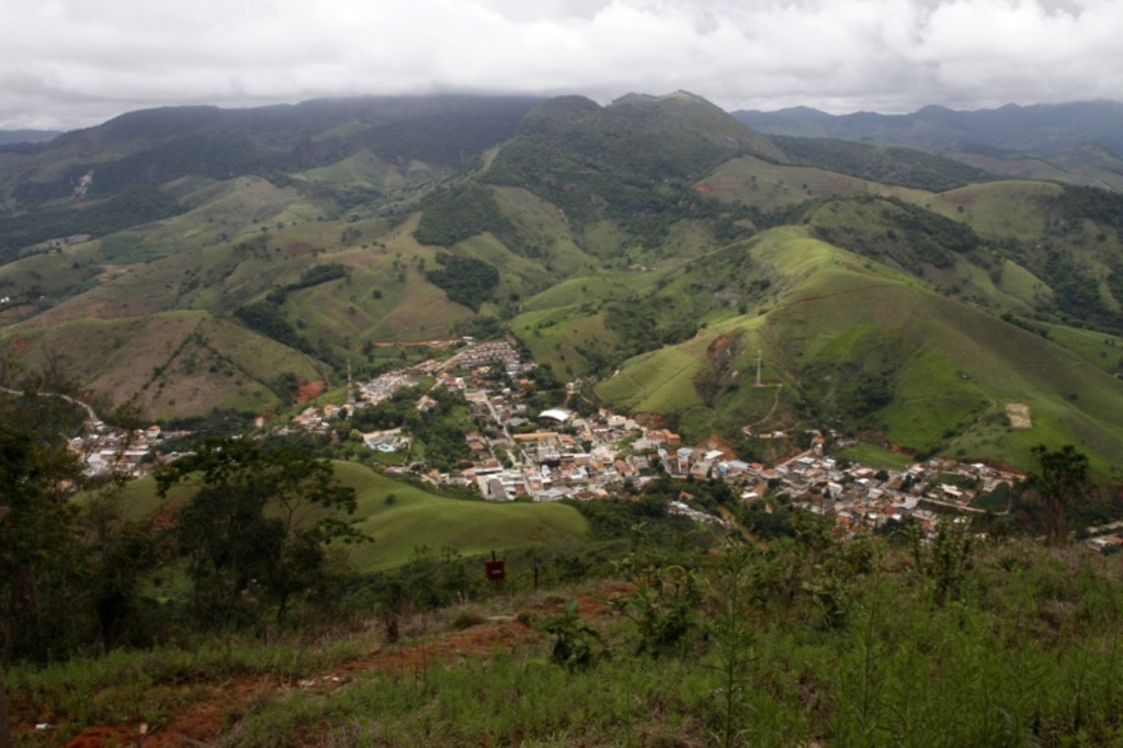Vista aérea do município de Sumidouro