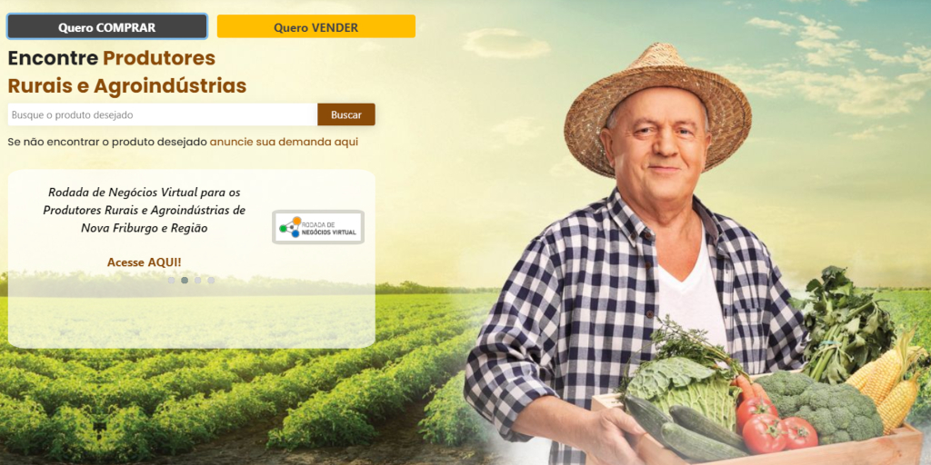 Nova plataforma digital ajuda a impulsionar as vendas dos produtores da Região Serrana