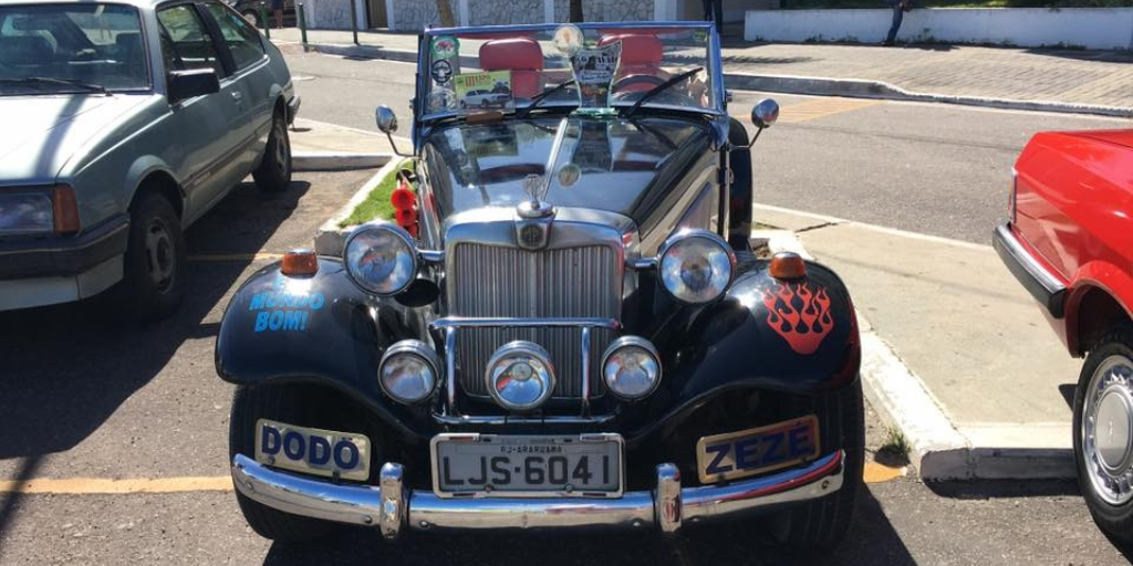 Carros antigos ficarão expostos na Orla da Praia Grande