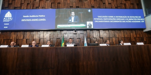 Presidente da Alerj promete encaminhar manifesto contra distribuição de royalties do petróleo ao STF