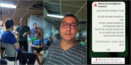 Em Israel, prefeito de Nova Friburgo passa a madrugada em bunker após alertas de emergência