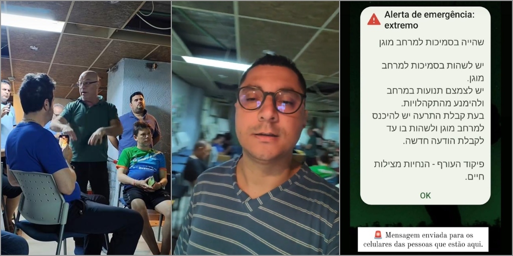 Em Israel, prefeito de Nova Friburgo passa a madrugada em bunker após alertas de emergência